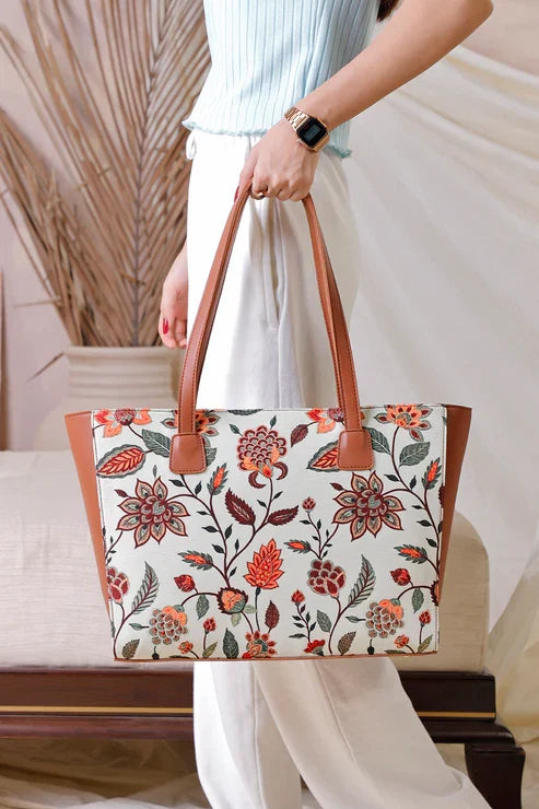 Floral Tapestry Tote