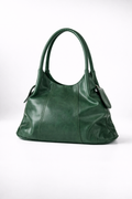 Elegant Green Leather Handbag