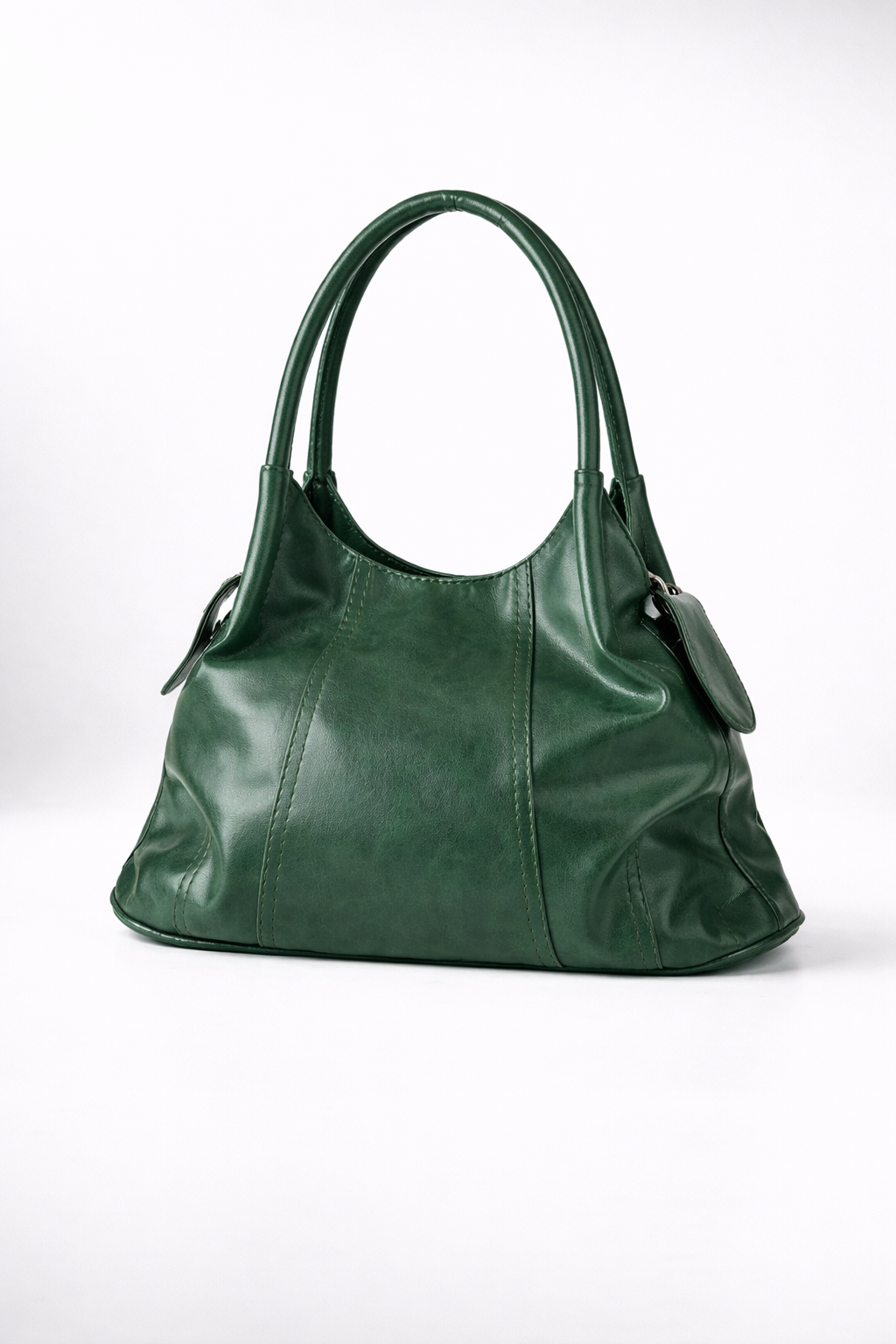 Elegant Green Leather Handbag