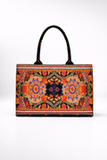 Vibrant Bohemian Canvas Tote